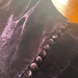 Corrine Sarrut Cropped Velvet Bustier